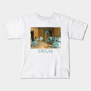 Dance Foyer at the Opera (1872) by Edgar Degas Kids T-Shirt